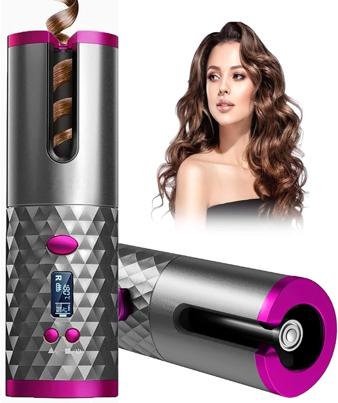 Portable Automatic Wireless Usb Charging Mini Curling Iron