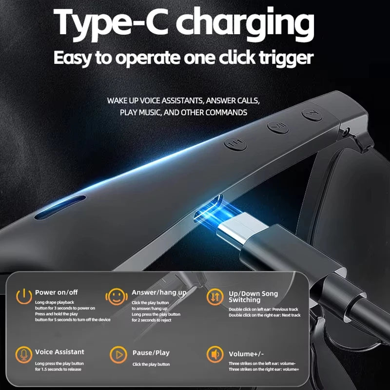 Wireless Headset Glasses